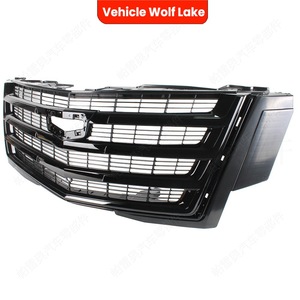 Parrilla Delantera para Cadillac Escalade 2015-2020, Totalmente Negra, Pieza de Repuesto de ABS - Product Image 2
