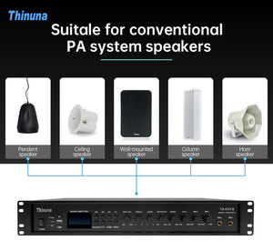 Thinuna TA-180D II Mixer Amplificatore di Alta Qualità con Lettore Mp3, BT, USB, Sintonizzatore e Amplificatore di Potenza - Product Image 6