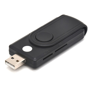 USB 2,0 lector de tarjetas inteligentes Micros SD/TF memoria ID Banco EMV electrónico DNIE Dni Citizen <span class=keywords><strong>Sim</strong></span> Cloner conector adaptador - Product Image 6