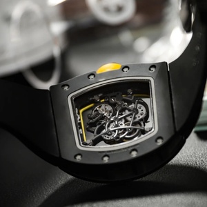 Premium Sport Luxury <b>Skeleton</b> <b>Watch</b> Men Black Tonneau Design Sapphire Crystal Ceramic <b>Automatic</b> <b>Watch</b> - Product Image 5