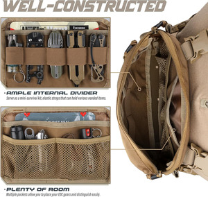 Échantillon gratuit Sac de taille extérieur utilitaire tactique Sac de poitrine pour la chasse l'escalade la randonnée la pêche Sac mobile - Product Image 5