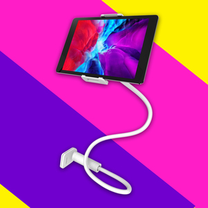 White KSC 430 <b>Tablet</b> Holder Flexible Neck Wall Mount <b>Stand</b> - Product Image 6