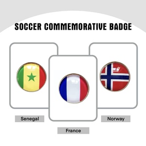 Badges et porte-clés de l'équipe de <span class=keywords><strong>France</strong></span> et de Norvège : Souvenirs de football exclusifs de la Groupe I, parfaits pour les supporters, cadeaux promotionnels, collectionneurs - Product Image 2