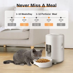 2L TuYa APP Distributeur automatique de nourriture pour chats, adapté aux chats et chiens, alimentation à distance, camping en plein air - Product Image 5
