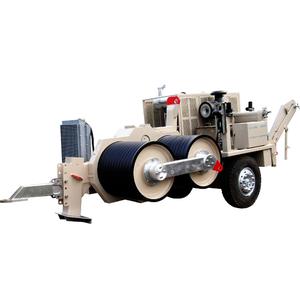 Tracteur électrique à double usage pour le tensionnement et la pose de câbles, machine de levage hydraulique 3T-42T, traction de 9 tonnes pour la pose de tuyaux - Product Image 1