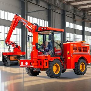 Coupe-branches forestier robuste à moteur diesel, à longue portée, avec bras télescopique - Product Image 1