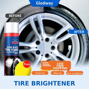 <span class=keywords><strong>Mousse</strong></span> pour pneus de moto Glodway 560ml, nettoyant pour roues de voiture, spray protecteur noir brillant pour caoutchouc, <span class=keywords><strong>anti</strong></span>-âge, soin et brillance - Product Image 6