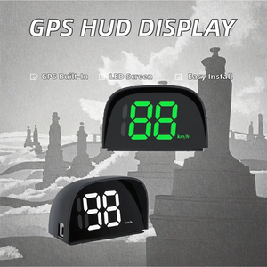 Pantalla de Velocímetro LED Blanca y Verde para Autos, GPS HUD Plug-and-Play, Fuente Grande Opcional, Pantallas Digitales para Autos - Product Image 2