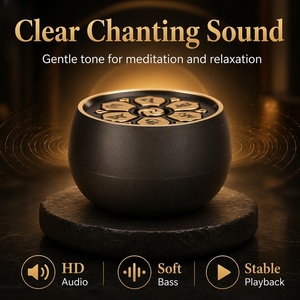 Haut-parleur portable Hi-Fi pour l'apprentissage du <span class=keywords><strong>Coran</strong></span> avec USB et télécommande - Mini lecteur de méditation Zen pour le temple et la maison - Product Image 3