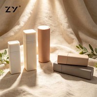 Flacon pompe sans air en plastique dépoli mat torsadé pour crème de soin, sérum cosmétique, lotion – 30ml, 50ml, 100ml