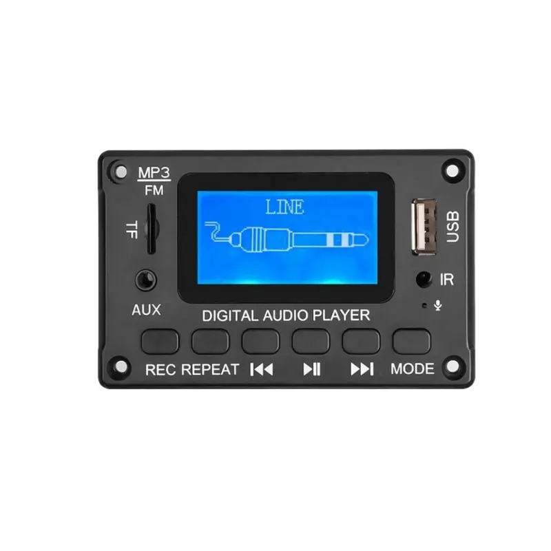 Letras LCD display LCD tela BT módulo amplificador de potência USB player MP3 decodificador placa SRUIS