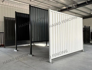 Valla de Pared Personalizada de Color Australia, Panel de Valla de Acero de Privacidad, Hoja Corrugada de Seguridad, Valla Colorbond con Puerta - Product Image 5