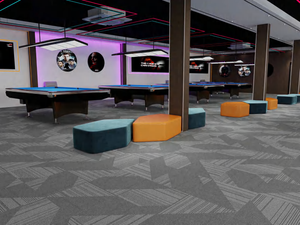 กระเบื้องพรมปูพื้นสำนักงานและบ้าน ดีไซน์ล่าสุด ผลิตจาก PP เป็นมิตรกับสิ่งแวดล้อม ปลอดสารพิษ สำหรับใช้งานเชิงพาณิชย์ - Product Image 6