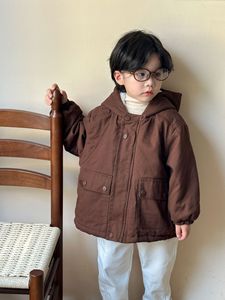 Abrigo con Capucha para Niños, Chaqueta Gruesa de Lana de Conejo y Algodón, Chaqueta de Invierno para <span class=keywords><strong>Niñas</strong></span>, Chaqueta Acolchada - Product Image 6