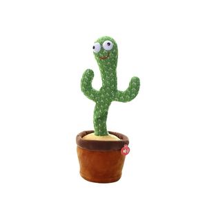 Jouet cactus parlant en peluche Konig Kids, chansons anglaises, chant, balancement, enregistrement, danse, jouet musical cactus - Product Image 2