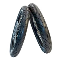Ensemble de roues Supermoto Sur-Ron Light Bee X LBX de 17 pouces, haute performance, en aluminium CNC, avec pneus de route complets et lisses pour vélo électrique.