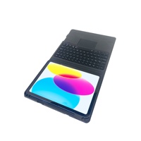 Neue Tastaturhülle für iPad 10. Generation Combo Anpassbare RGB-Hintergrundbeleuchtung Trackpad 3 Tasten Stifthalter USB-Schnittstelle