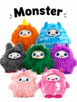Giocattolo di Peluche Interattivo AI Monster con Imbottitura in Cotone PP, Unisex, Altezza Regolabile (11-30cm), Lunga Durata della Batteria, per Feste