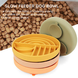 Ciotola in Silicone per Alimentazione Lenta per Cani, Antiscivolo, Design per un'Alimentazione Sana per Cani e Gatti - Product Image 3
