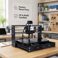 Mesin Penggilingan CNC Mini 3020 Pro Mesin Router CNC Desktop untuk Pembuatan Model Hobi DIY Mesin Ukiran Laser Portabel