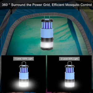 Mosquito Killer Lamp <b>USB</b> <b>Rechargeable</b> LED Camping <b>Light</b> Outdoor Tent Mosquito Trap - Product Image 4