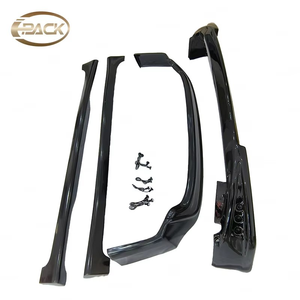 Nouveau Design Modelista Car Bumper Lip Grille Spoiler Body Kit pour Toyota <span class=keywords><strong>Prius</strong></span> ZVW51 2019-2022 Body Kit - Product Image 4