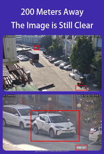 4K PTZ 20X Zoom Óptico Câmera Detecção Do Corpo Humano Poe Ip Câmera De Rede Chamada De Voz Em Dois Sentidos Visão Noturna Colorida 100M PTZ - Product Image 3