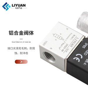 Vanne solénoïde à deux positions et deux voies Li yuan 2V025-08-06 DC24V AC220V DC12V 1/4 po pour le contrôle du gaz - Product Image 2