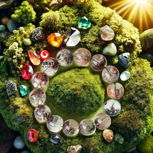 Bracelet en quartz rutilé naturel multicolore de forme ronde Forever Star 6-16 mm Chine & Guatemala - Product Image 3