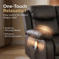 Salon inclinable maison cinéma théâtre canapé inclinable manuel Massage chauffage 3d zéro gravité fauteuil de Massage