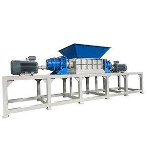 Double Shaft Shredder <b>Machine</b> Pump New 2024 High Safety PLC Controlled Gearbox 75KW Plastic Waste Car <b>Tires</b> Recycling OUSUI Plas - Product Image 2