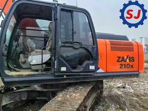 Ventas globales de excavadoras hidráulicas usadas Hitachi ZX210K de brazo corto, de alta resistencia y con orugas, de alta calidad. - Product Image 3