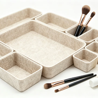 Organiseurs de tiroirs en feutre de haute qualité, lot de 8, pour bureau, chambre et rangement de bureau - Vente chaude