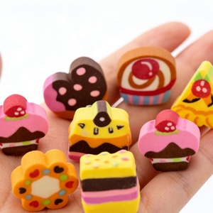 Goma de borrar de caucho con diseño de personajes de postres, papelería escolar kawaii para niños, linda y creativa, en oferta para el mercado nigeriano - Product Image 3