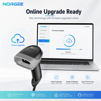 Escáner de Código de Barras Portátil NORGEE 1D/2D/QR, Escaneo Automático, Uso en Supermercados, en Stock