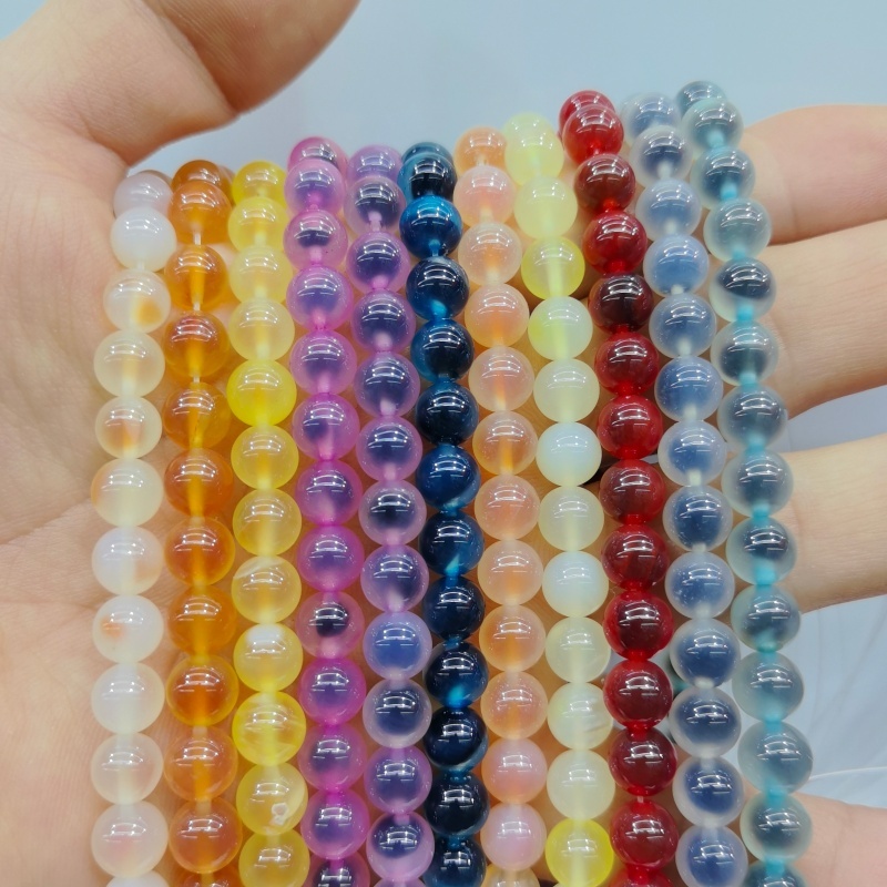 Natural Crystal 4 12MM Beads Blue