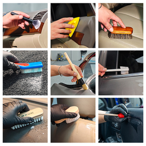 Ensemble de brosses pour l'entretien de la <span class=keywords><strong>voiture</strong></span> Ultra Professional Premium <span class=keywords><strong>Kit</strong></span> de fournitures de <span class=keywords><strong>nettoyage</strong></span> de dépoussiérage <span class=keywords><strong>intérieur</strong></span> doux pour le lavage de la <span class=keywords><strong>voiture</strong></span> - Product Image 4