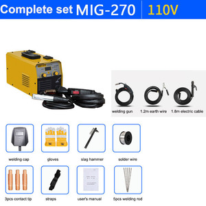 Máquina de Soldadura MIG/MMA 2 en 1 Portátil, Mini, con Protección de CO2, Automática, IGBT 250A, 110V/220V, Soldadura por Arco de Corriente Alterna - Product Image 3