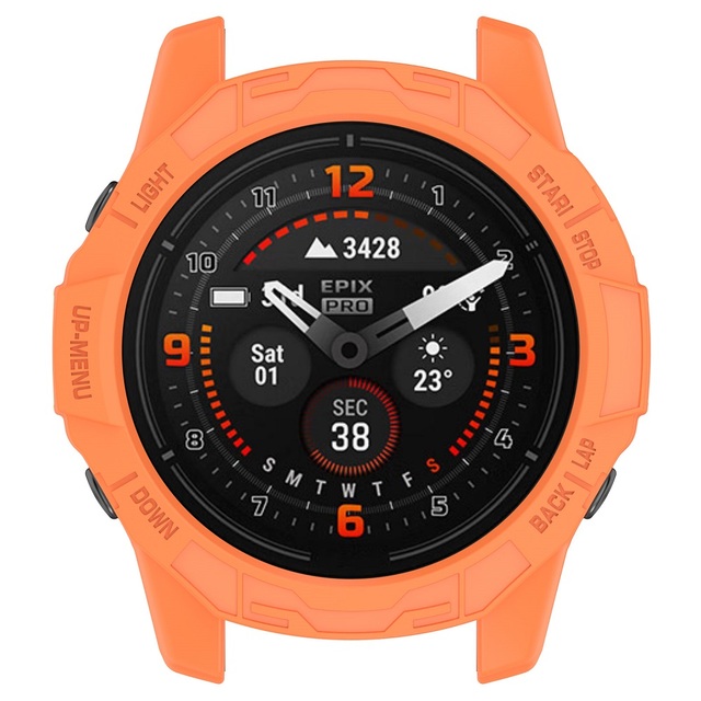 Garmin Epix Pro 51/47/42mm Watch Cover Case Multi-Color TPU Hollow Soft for Protection Band