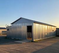Abri et bâtiments en acier préfabriqués pour les équipements agricoles, le bétail, le stockage en garage et les ateliers industriels