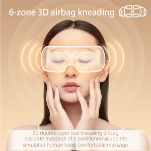 Música electrónica, 3 opciones de engranajes, calefacción, aire 3D, alivia la fatiga, máscaras <span class=keywords><strong>para</strong></span> <span class=keywords><strong>dormir</strong></span>, masajeador de ojos, instrumento de fisioterapia - Product Image 4