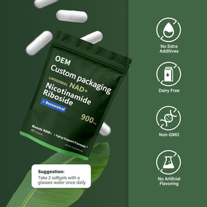 Cápsulas Lipossomais de NAD+ por Atacado Nicotinamida Ribosídeo Resveratrol para Aumento e Antienvelhecimento da Pele Reparação Celular - Product Image 4