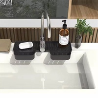 Meilleure vente : Tapis de drainage TPR multifonctionnel pour cuisine et salle de bain, support de rangement pour robinet, anti-éclaboussures, modèle JX-0200
