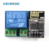 ESP8266 ESP-01S 5V WiFi modul relai hal pintar rumah pengendali jarak jauh beralih aplikasi telepon ESP01 ESP-01 modul WIFI tanpa kabel