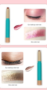 Đa-Mục Đích Sử Dụng <span class=keywords><strong>Eyeshadow</strong></span> Stick Set Crayon Kim Loại Ánh Sáng Mờ Kem Bút Kẻ Mắt Làm Sáng Nhăn Chống Bóng Mắt Bút Chì - Product Image 6