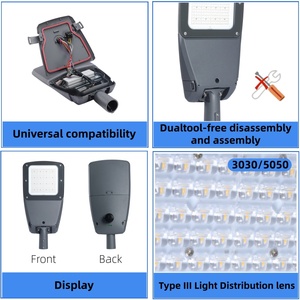 LED-Straßenbeleuchtungs-Nachrüstsatz mit 7-Pin NEMA 30W 60W 100W 150W 240W 300W Solarbetriebene LED-Straßenlaterne - Product Image 3