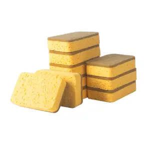 Sinh Thái Thân Thiện Nhà Bếp Sponge Cho Sống Bền Vững Phân Hủy Sinh Học Thực Vật Làm Sạch Món Ăn Sponge Sisal Thực Vật Dựa Sponge Scrubber