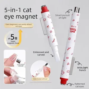Gel UV Magnético 3D Multifuncional con Efecto Ojo de Gato para Diseño de Uñas con Bolígrafo Magnético, Efecto Brillante, Herramienta de Manicura - Product Image 1