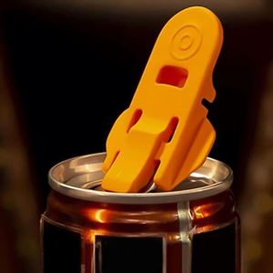 Ouvre-bocaux manuel en plastique portable pour canettes de soda et de bière, avec couvercle de protection, ouvre-boissons facile - Product Image 4
