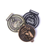 Artisanat métallique Médailles de sport 3D personnalisées Or Argent Bronze Vente en gros Haute qualité Médaille personnalisée